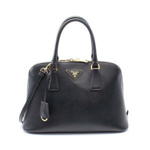 Prada Handbag Leather Black